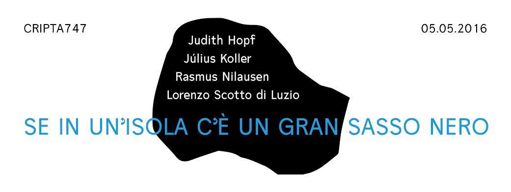 Se in un’isola c’è un gran sasso nero